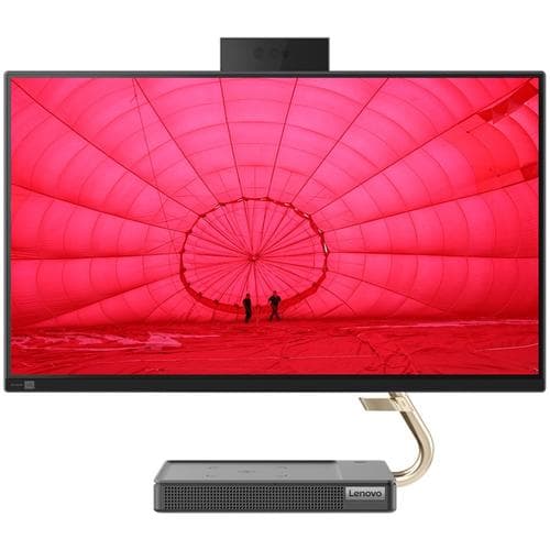 DESKTOP LENOVO, "IdeaCentre 5" All-in-one, 23.8 inch, CPU i7-11700T, Intel UHD Graphics 750, memorie 16 GB, SSD 1 TB, tastatura si mouse, FreeDos, "F0G30072RI" — miniatură