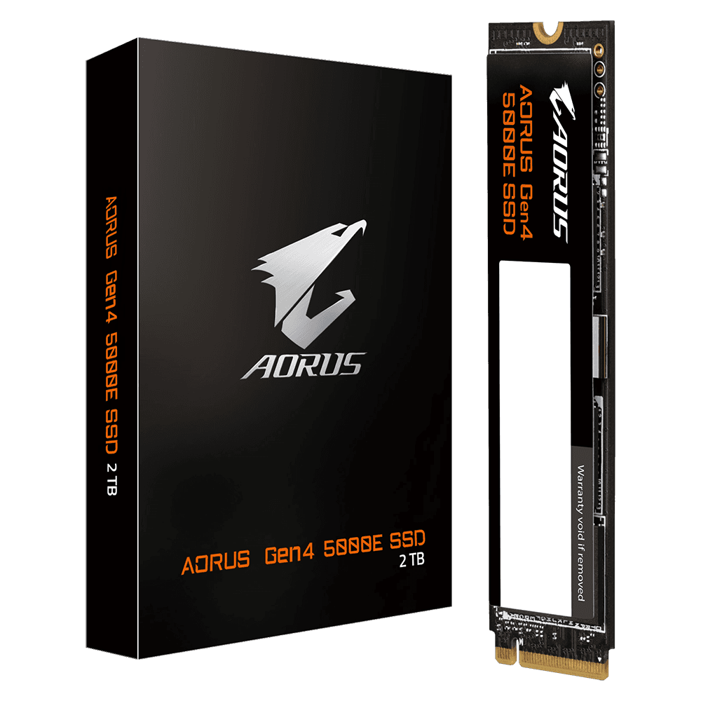 SSD Gigabyte AORUS Gen4 5000E SSD 2TB "AG450E2TB-G" — miniatură