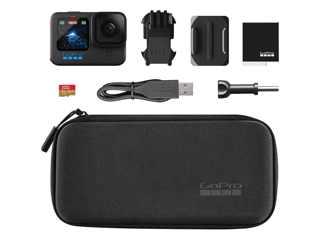 ACTION CAM GoPro Bundle Camera de actiune GoPro Hero12 Black 5.3K60+ card 64GB "CHDSB-121-CN"