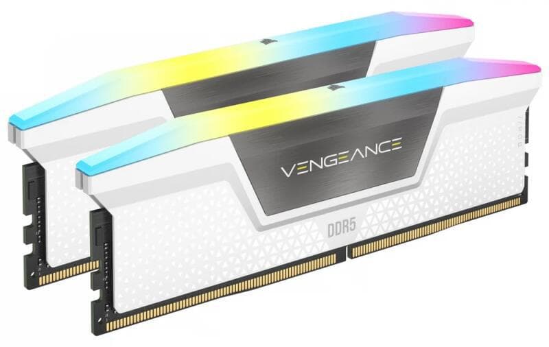 DDR Corsair CR VENGEANCE RGB 32GB (2x16GB) DDR5 CL40 "CMH32GX5M2B5600C40W"
