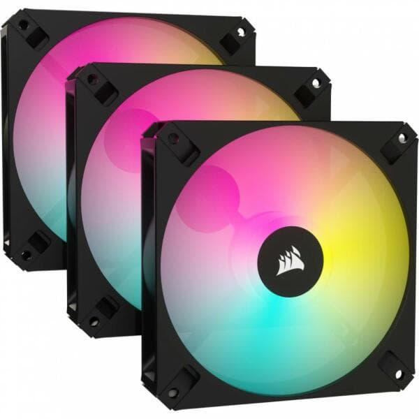 Set 3 ventilatoare Corsair CR AR120 DIGITAL RGB 120 mm TRIP "CO-9050167-WW"