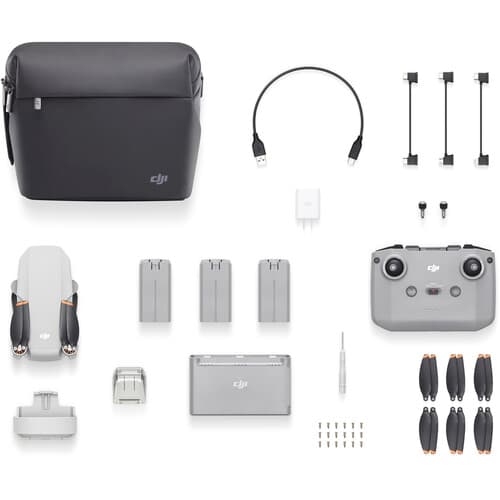 DRONE DJI Kit Mavic Mini 2 FMC, 4K30, 12MPGimbal 3 axe, 10km raza trans., auton. 31min, 249g "CP.MA.00000307.01" — miniatură