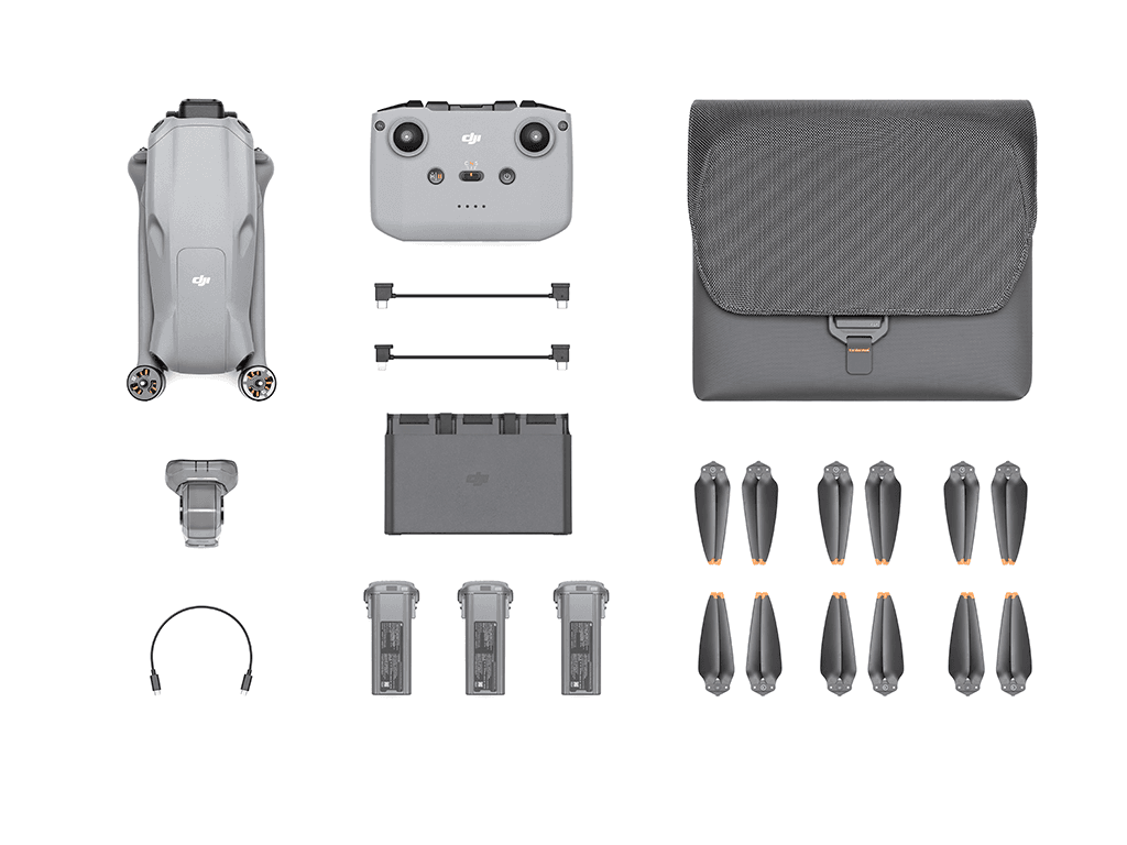 DRONE DJI Kit Air 3 FMC, 4K/100, 48MP, (DJI RC-N2)Auton. 46min, 720g "CP.MA.00000692.01" — miniatură