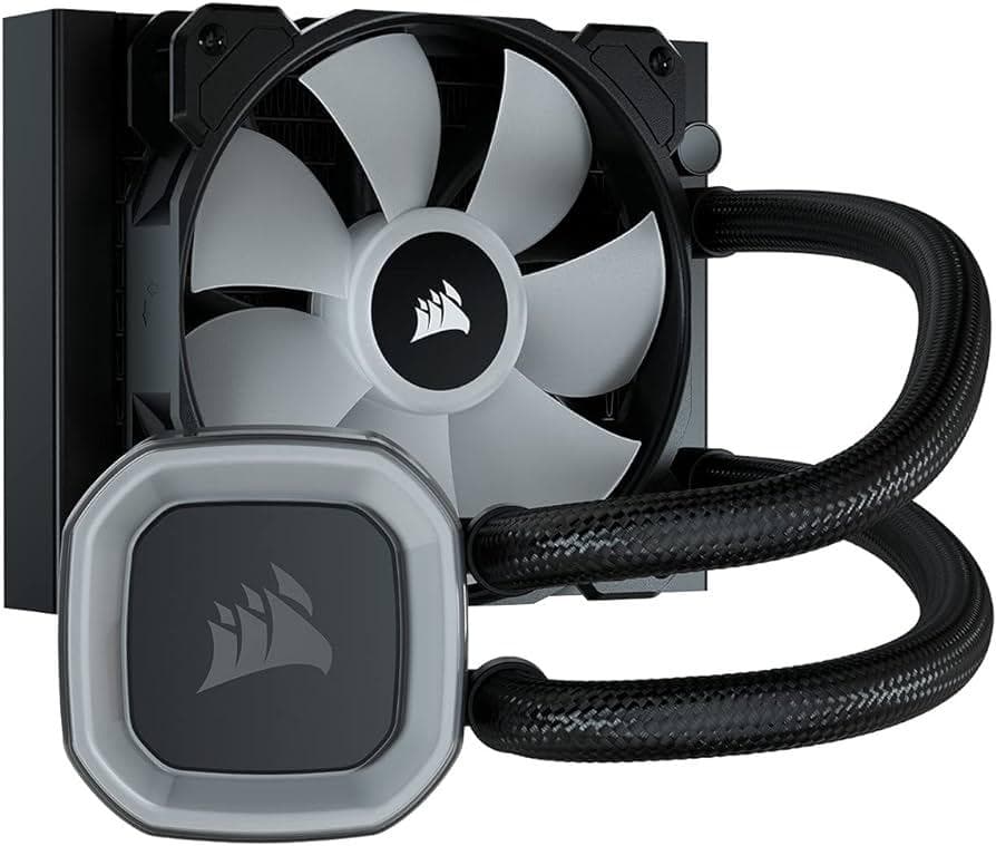 Cooler Corsair "H55 RGB&nbsp;", skt universal, racire cu lichid, ventilator 120 mm, 1500 rpm, iluminat RGB, "CW-9060052-WW" — miniatură