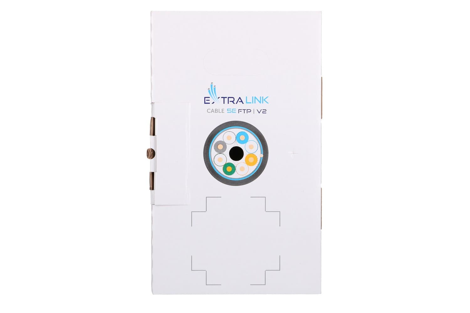 Extralink cablu retea de exterior FTP Cat.5E full cupru 305M "EX.8710" — miniatură