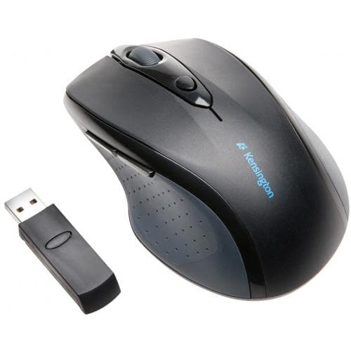 MOUSE Kensington - ergonomic, "Profit Full-Size", PC sau NB, wireless, 2.4GHz, optic, 1600 dpi, butoane/scroll 6/1, USB, negru, "K72370EU"