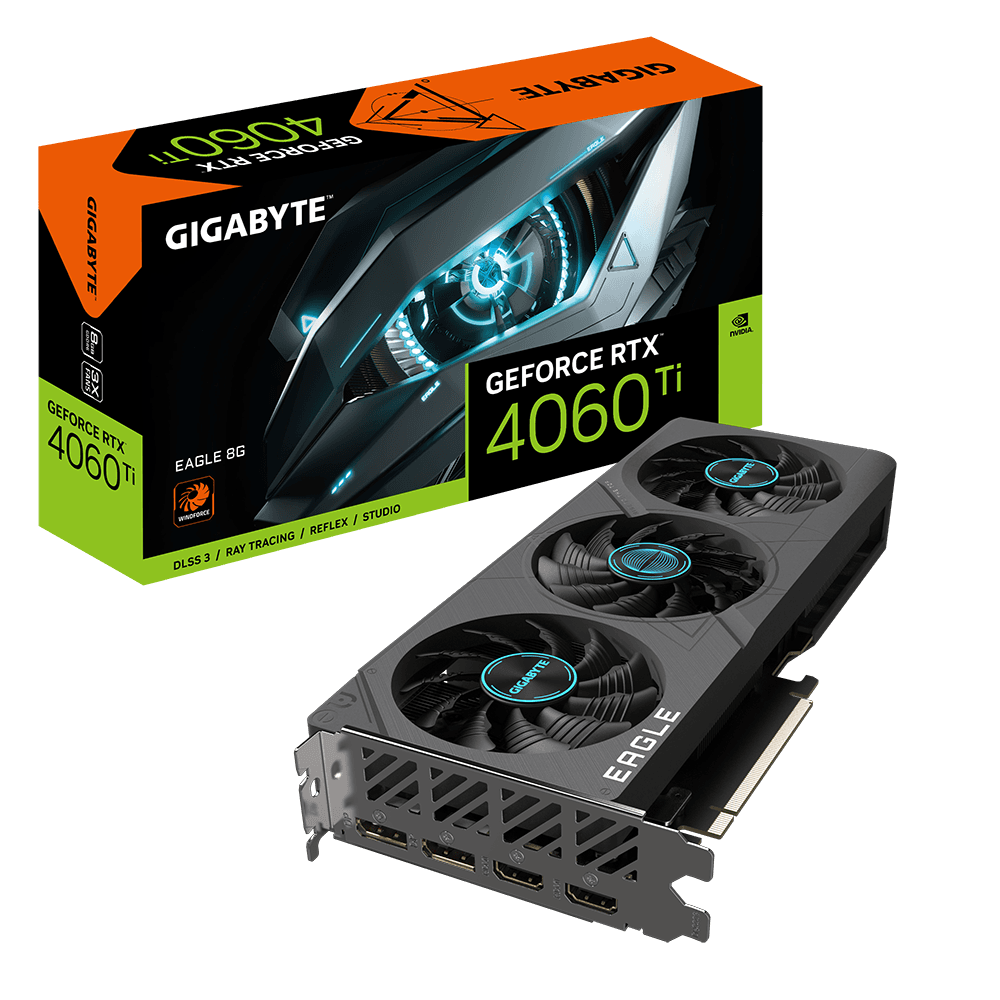 PLACI VIDEO Gigabyte GB GEFORCE RTX 4060 TI EAGLE 8G "N406TEAGLE-8G"