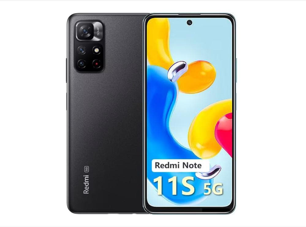 SMARTphone Xiaomi Redmi Note 11S 4/64GB DS 5G Bk "RMNOTE11S464DS5GBK"