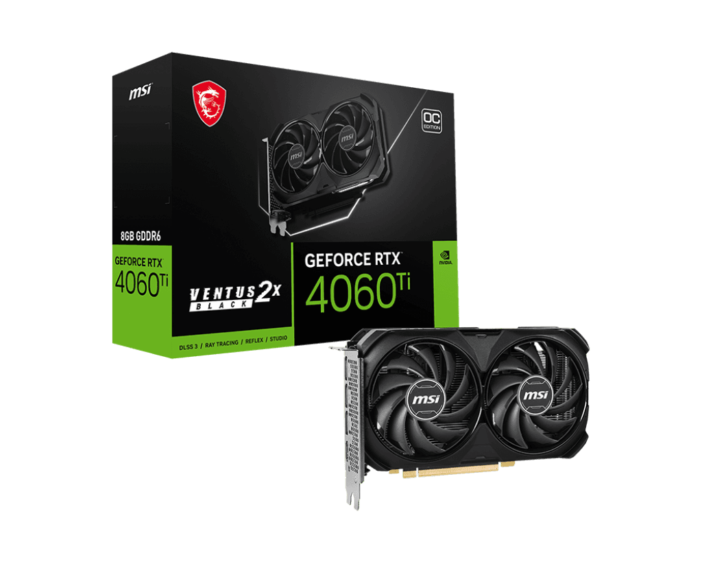 PLACI VIDEO MSI MSI GeForce RTX 4060TI VENT 2X OC 8GB "RTX4060TI VE 2X OC"