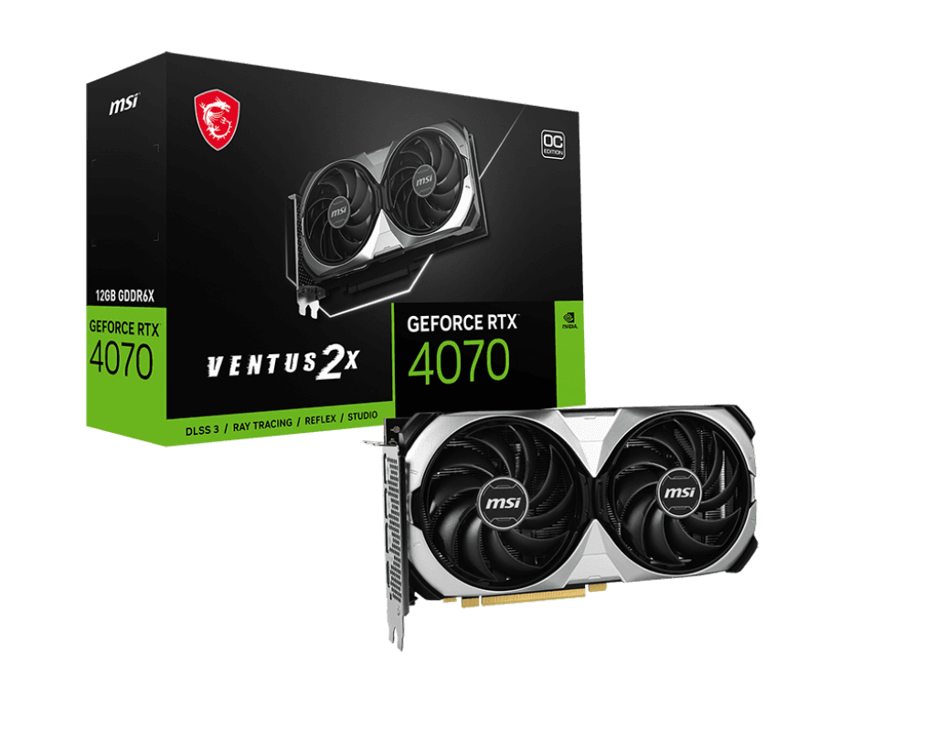 PLACI VIDEO MSI GeForce RTX 4070 12GB VENTUS 2X OC "RTX4070 VENT 2X OC"