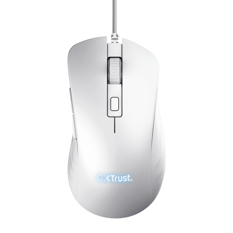 MOUSE Trust GXT924W YBAR+ 25600 DPI, alb "TR-24891"