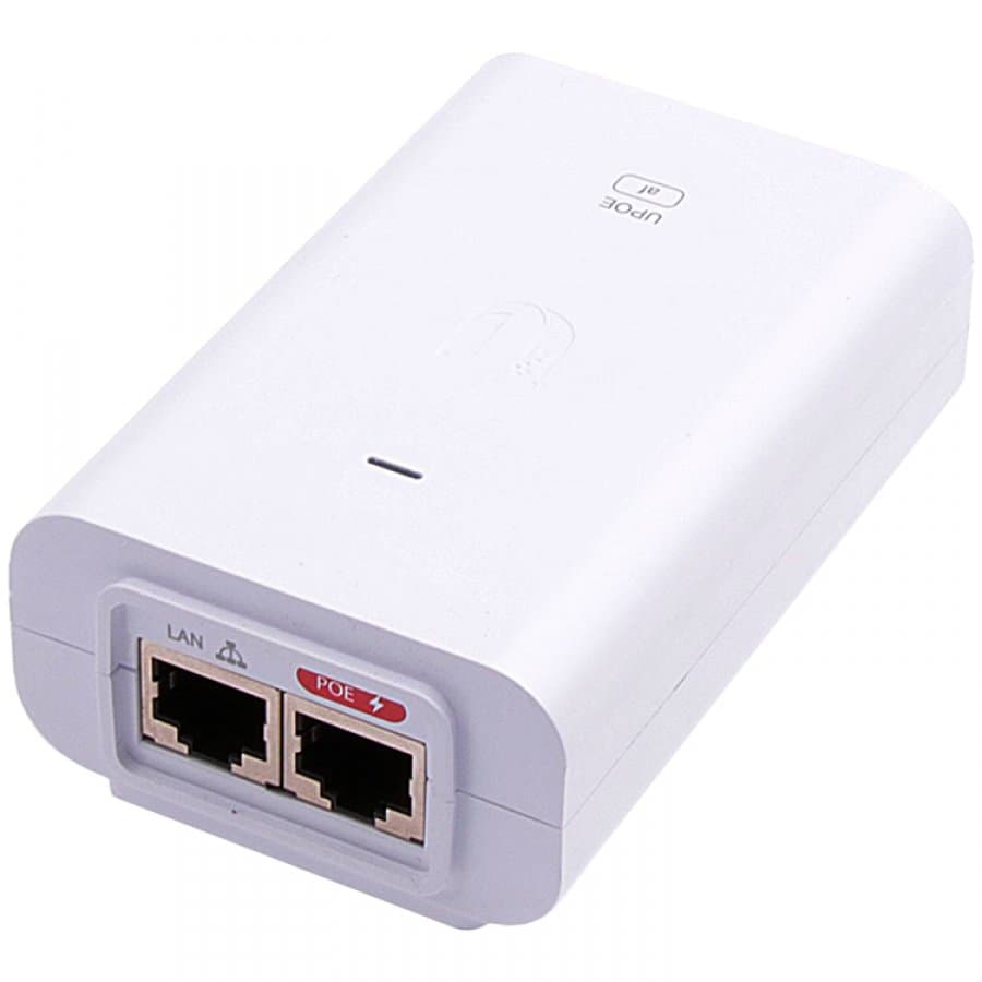 SWITCH. PoE Ubiquiti U-POE-AF U-POE-AF delivers up to 15W PoE that can be used to power U6-Lite-EU and other 802.3af devices,protecting against electrical surges "U-POE-AF-EU"