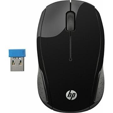 MOUSE HP 200 Black Wireless "X6W31AA#ABB"