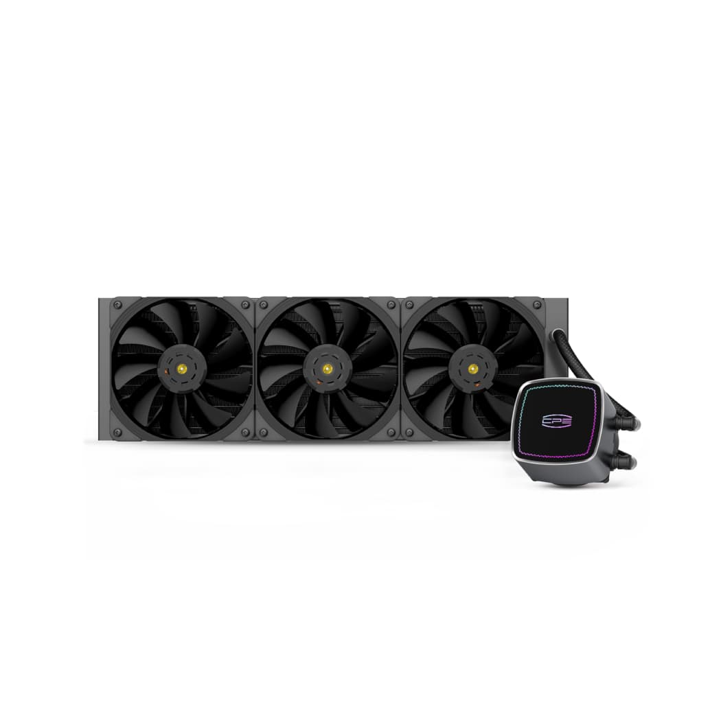 COOLER PCCOOLER, skt. universal, racire cu lichid, vent. 3x120mm, 600-1850rpm, "DE360 BK"