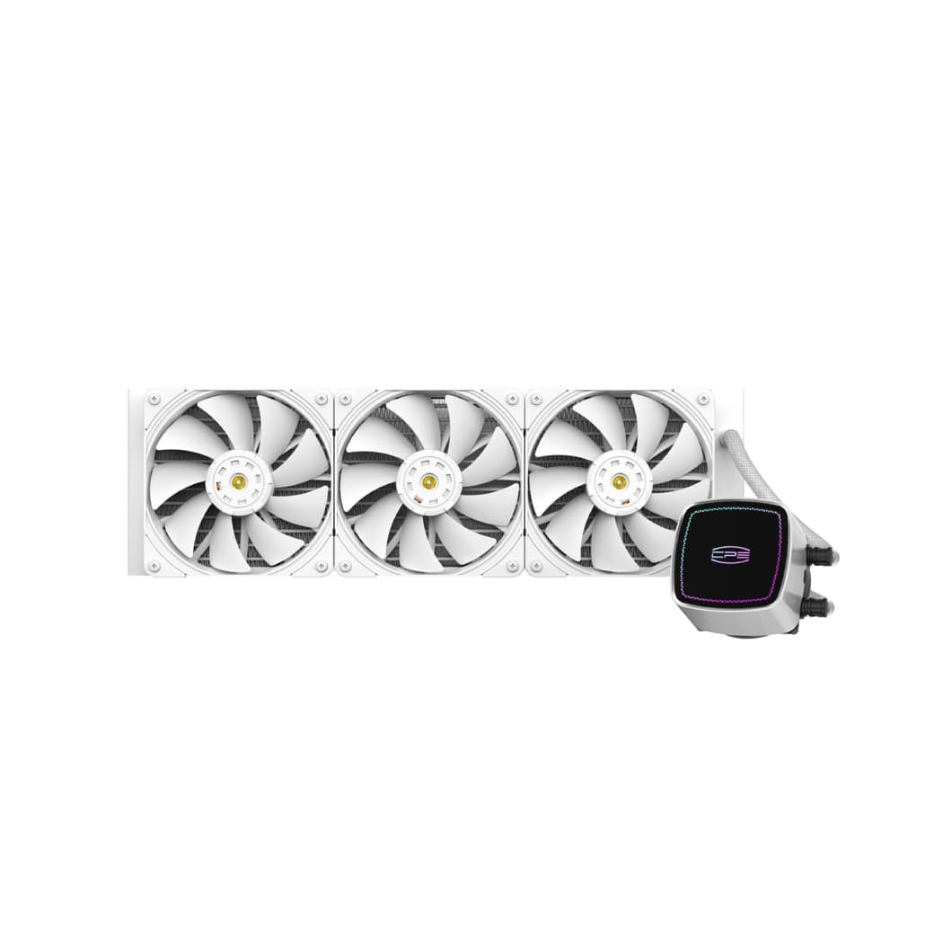 COOLER PCCOOLER, skt. universal, racire cu lichid, vent. 3x120mm, 600-1850rpm, "DE360 WH"