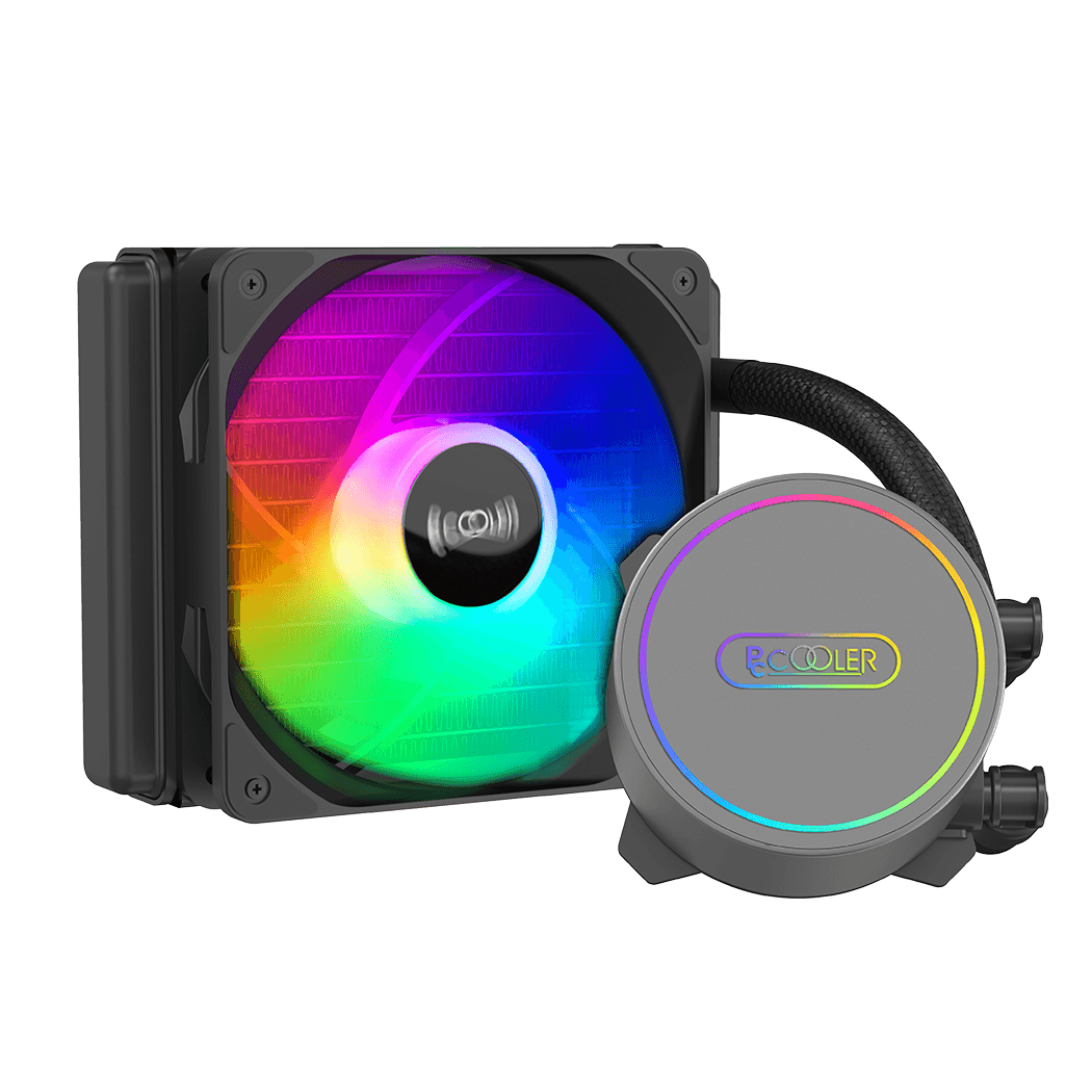 COOLER PCCOOLER, skt. universal, racire cu lichid, vent. 1x120mm, 800-1800RPM, LED RGB, "GI-CL120 PRO"