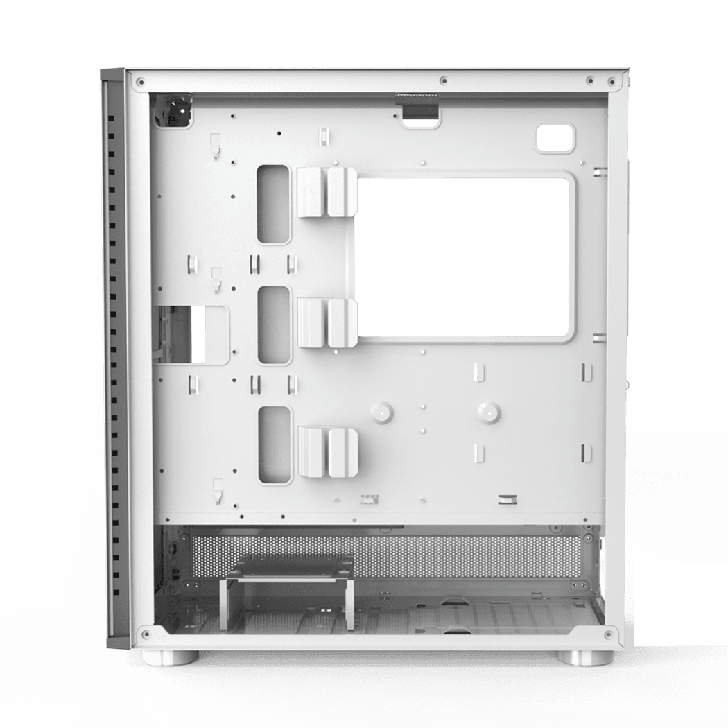 CARCASA PCCOOLER, Tower, ATX, fara sursa, sticla securizata, 1 ventilator inclus , alb, USB 3.2 gen 1 x 1, USB 2.0 x 2, mic, audio, "IE200W" — miniatură