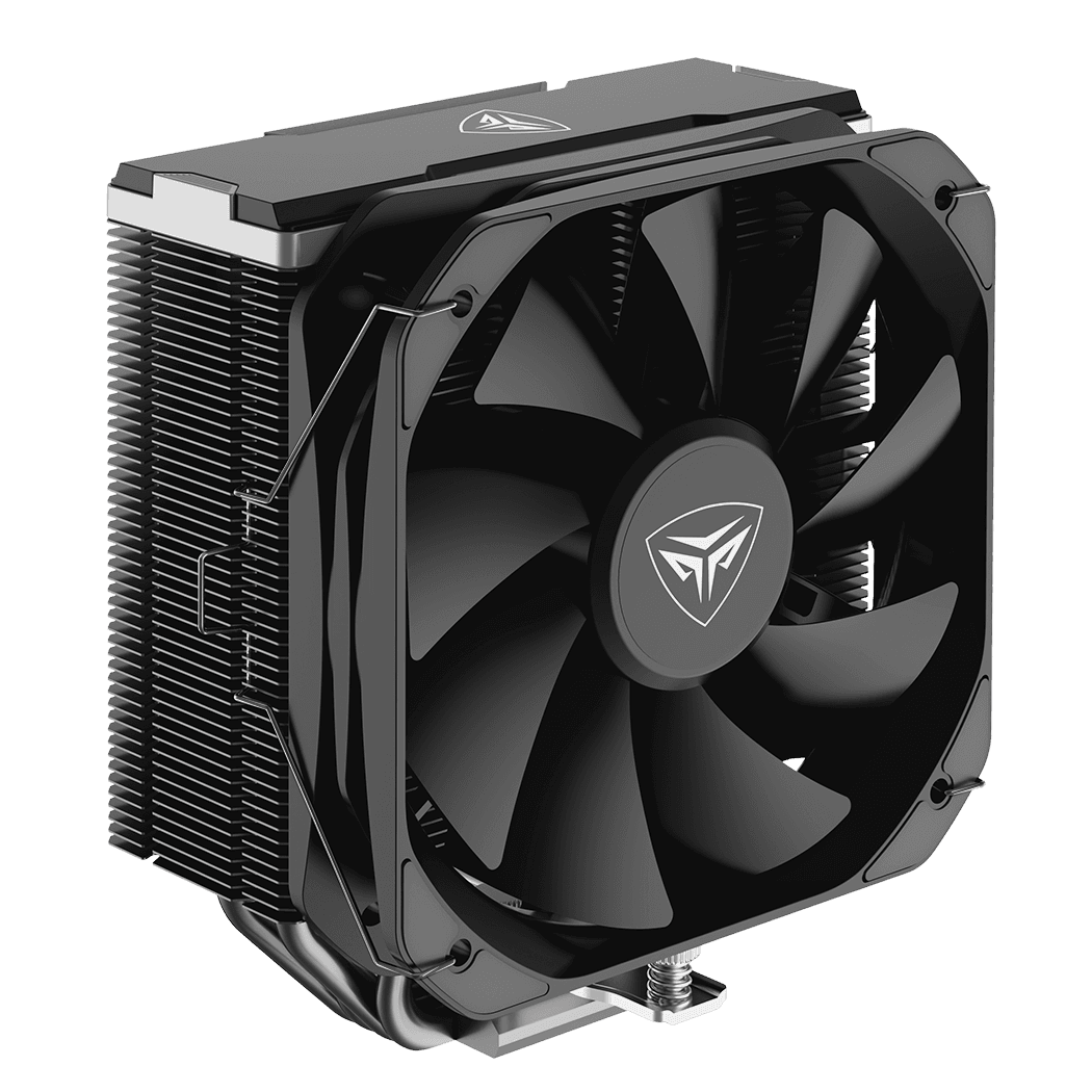 COOLER PCCOOLER, skt. universal, racire cu aer, vent. 130mm, 400 - 1600 RPM, "K4 BK" — miniatură