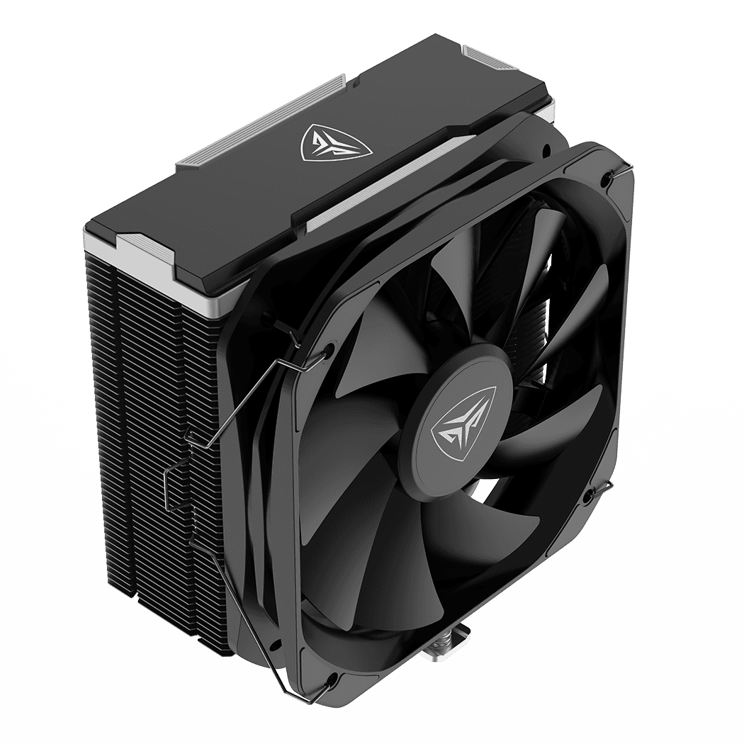 COOLER PCCOOLER, skt. universal, racire cu aer, vent. 130mm, 400 - 1600 RPM, "K4 BK" — miniatură