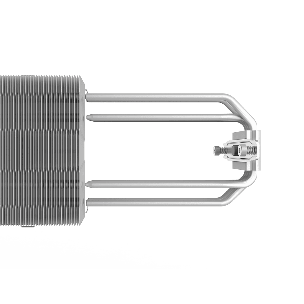 COOLER PCCOOLER, skt. universal, racire cu aer, vent. 130mm, 400 - 1600 RPM, "K4 WH" — miniatură