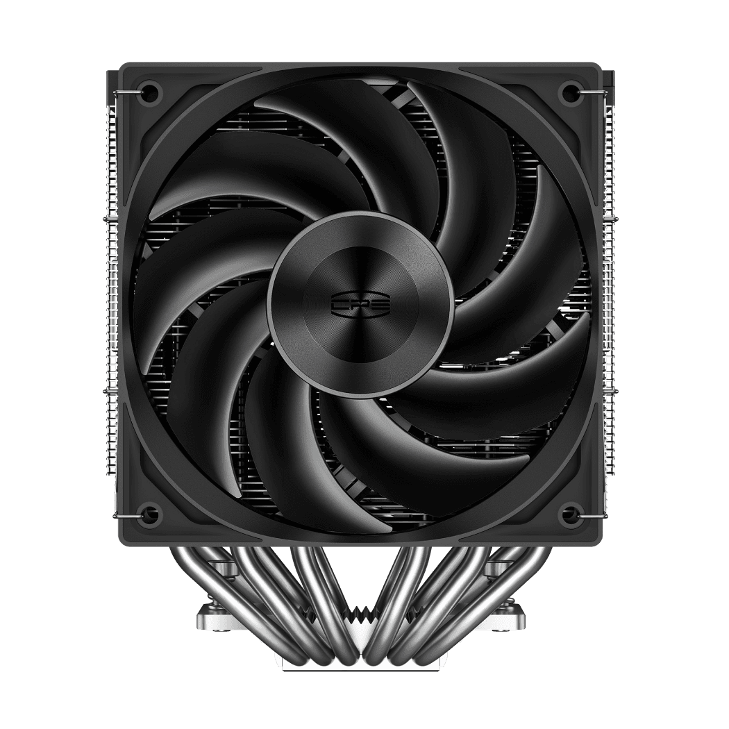 COOLER PCCOOLER, skt. universal, racire cu aer, vent. 120mm, 500 - 2200 RPM, LED nu, "RZ620 BK" — miniatură