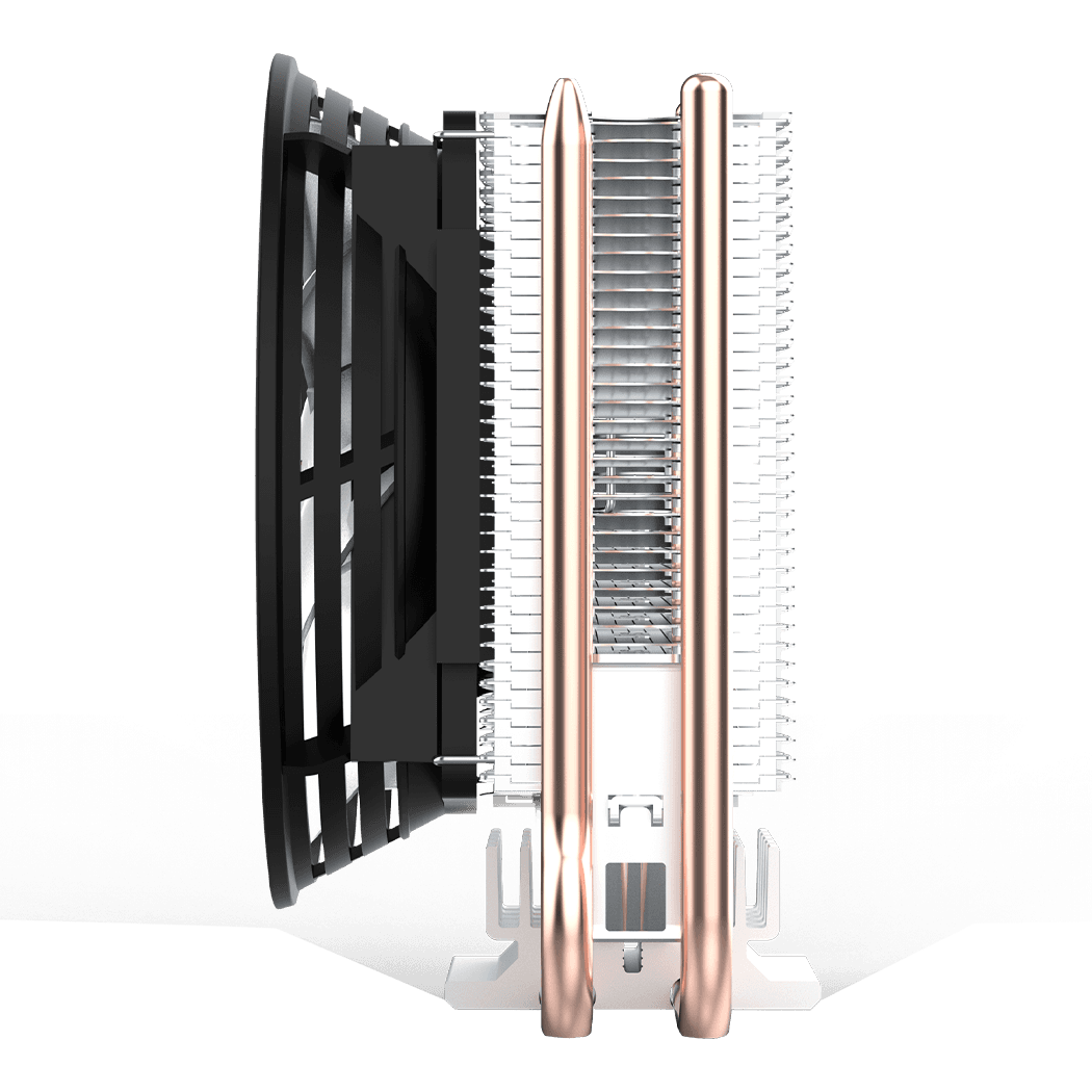 COOLER PCCOOLER, skt. universal, racire cu aer, vent. 100mm, 1900 RPM, LED RGB, "S83 PRO" — miniatură