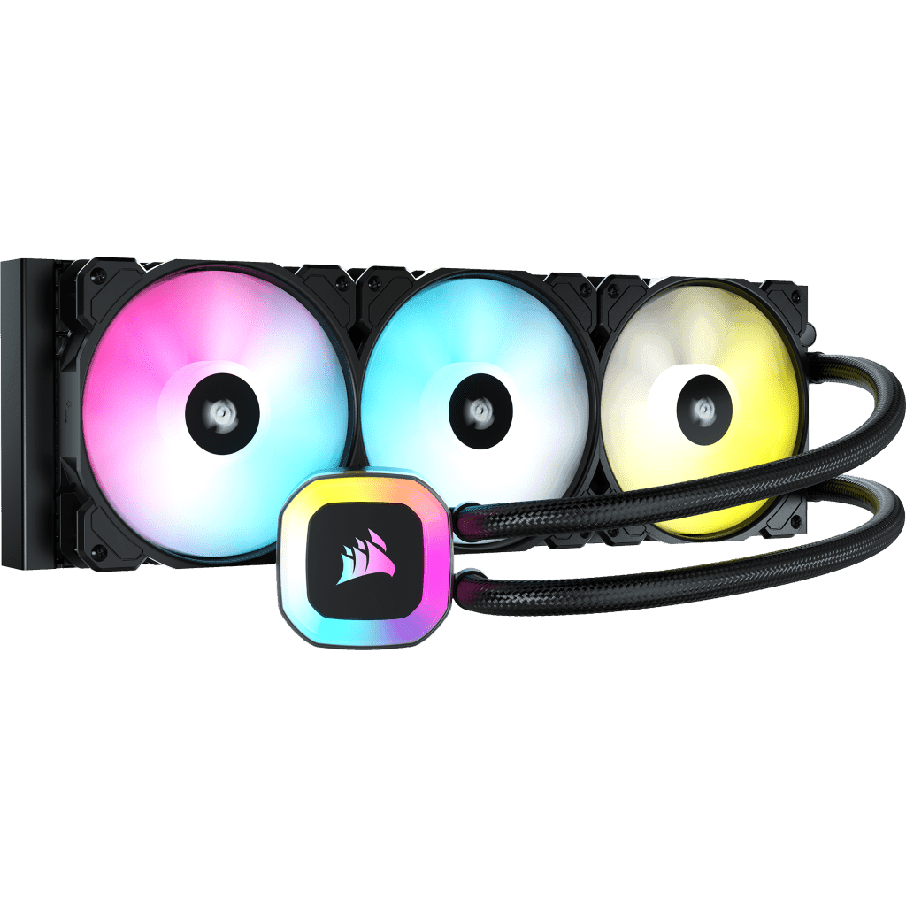 Cooler Corsair "H150 RGB", skt universal, racire cu lichid, ventilator 120 mm x 3, 1500 rpm, iluminat RGB, "CW-9060054-WW"