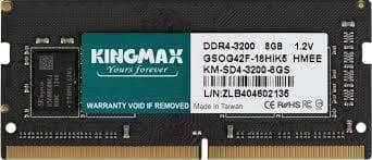 SODIMM Kingmax MEMORY 8GB PC25600 DDR4/SO KM-SD4-3200-8GS "KM-SD4-3200-8GS"