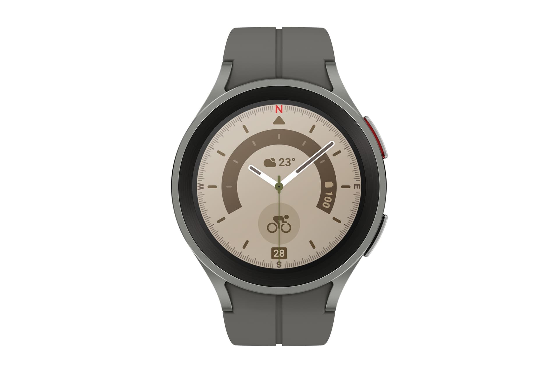 Smartwatch Samsung Galaxy Watch 5 Pro SM-R920 45mm Bluetooth Gray Titanium "PHT16084" — miniatură