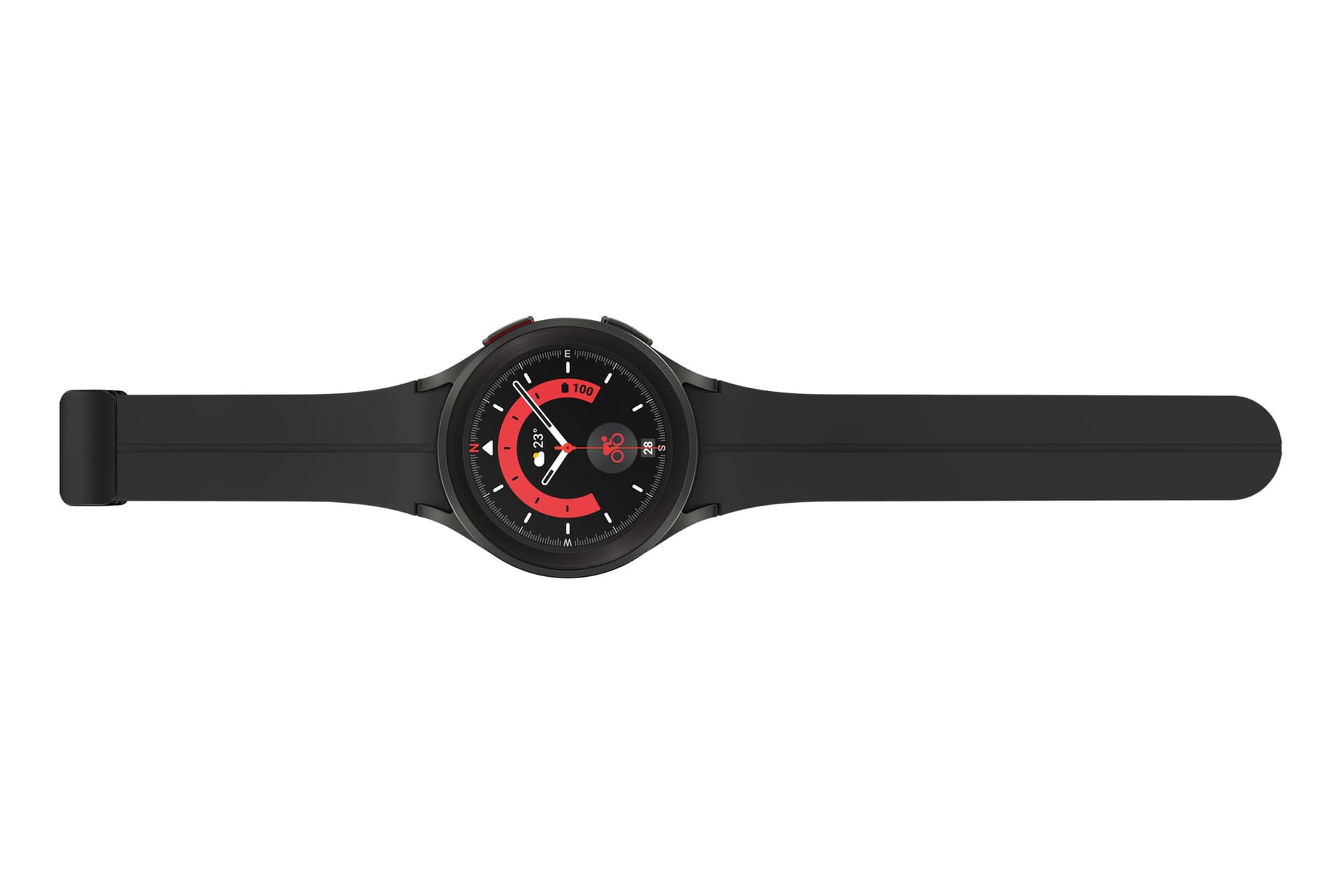 Smartwatch Samsung Galaxy Watch 5 Pro SM-R920 45mm Bluetooth Black Titanium "PHT16085" — miniatură
