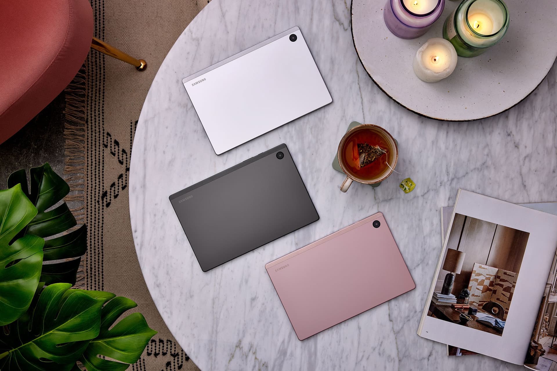 Tablet PC Samsung Galaxy Tab A8 X205 4G 64GB Pink Gold "PHT16462" — miniatură