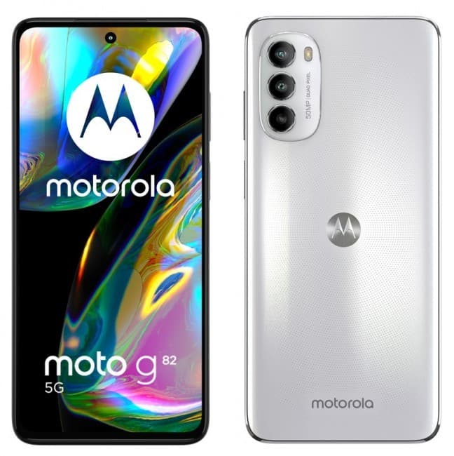 SmartPhone Motorola Moto G82 5G 6GB RAM 128GB Dual Sim White "PHT16719"