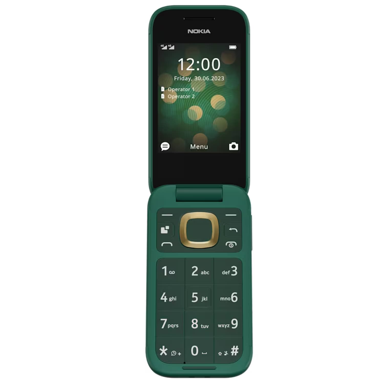 Telefon Nokia 2660 Flip 4G Dual Sim Green "PHT16781"