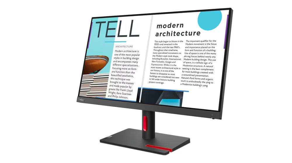 MONITOARE Lenovo ThinkVision S25e-30 24.5" FHD VA HDMI 3Y "63E0KAT4EU" — miniatură