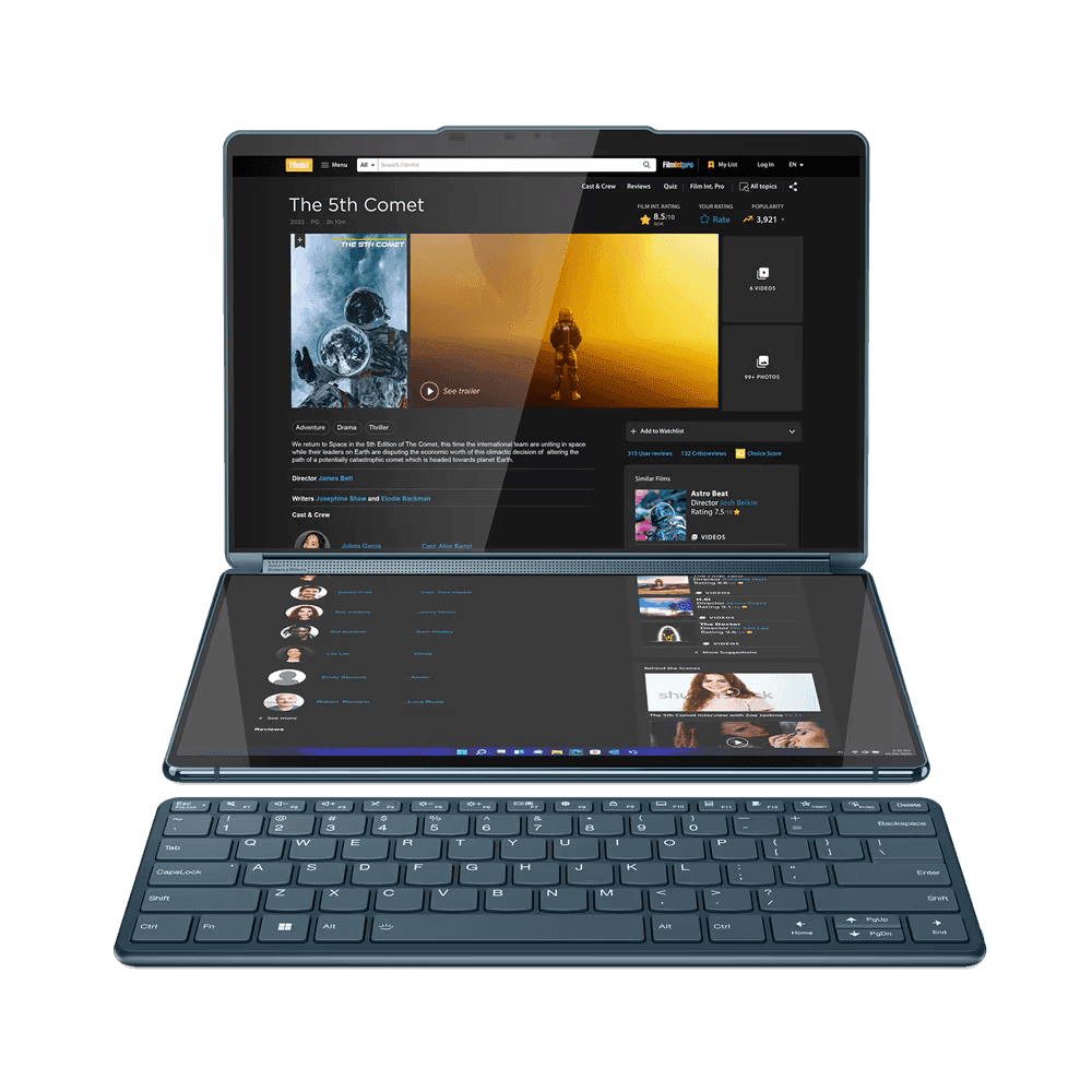 NOTEBOOK Lenovo YG Book9 13T 2.8K I7-1355U 16 1 UMA W11P "82YQ0042RM" (