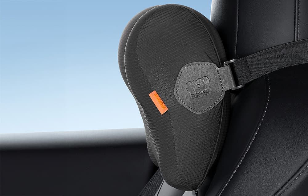 PERNA AUTO suport cap Baseus ComfortRide, design ergonomic, efect de racire, dimensiune 273 x 200 x 113mm, negru "C20036402111-00" - 6932172634674 — miniatură