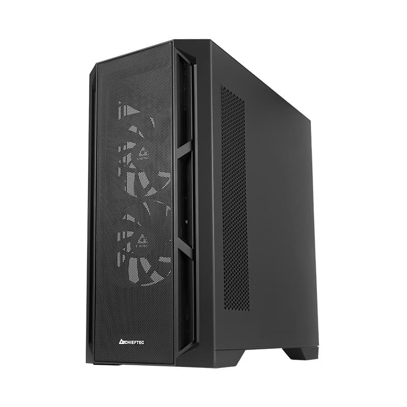 CARCASA Chieftec "APEX AIR", Tower, ATX, fara sursa, 3xfan, USB 3.2 gen 2 Type-Cx2, USB 3.2 gen 1x2, USB 2.0x1, audio,mic,PSU shroud,7 sloturi expansiune, ARGB,negru, "GA-01B-M-OP" — miniatură