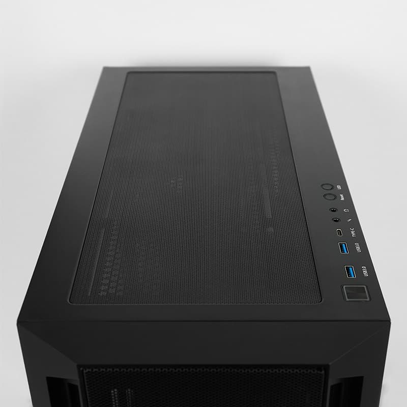CARCASA Chieftec "APEX AIR", Tower, ATX, fara sursa, 3xfan, USB 3.2 gen 2 Type-Cx2, USB 3.2 gen 1x2, USB 2.0x1, audio,mic,PSU shroud,7 sloturi expansiune, ARGB,negru, "GA-01B-M-OP" — miniatură