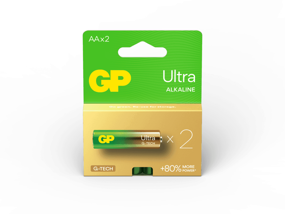 Baterie GP Batteries, Ultra Alcalina AA (LR6) 1.5V alcalina, blister 2 buc. "GP15AUETA21-2GSB2" "GPPCA15AU719"