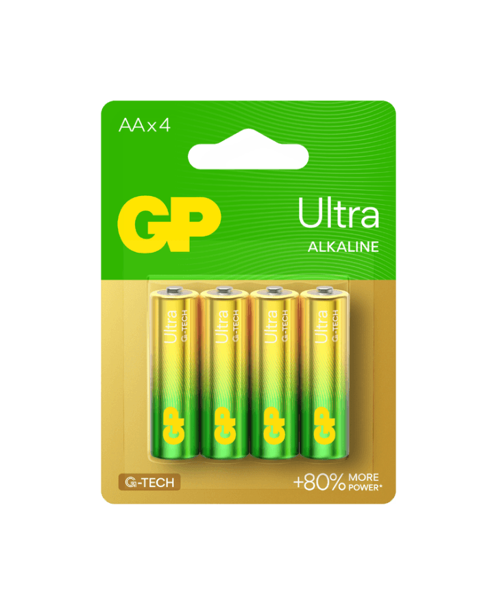 Baterie GP Batteries, Ultra Alcalina AA (LR6) 1.5V alcalina, blister 4 buc. "GP15AUETA21-2GSB4" "GPPCA15AU721"