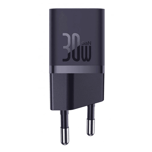 INCARCATOR retea Baseus Mini, GaN5 Fast Charger 30W, 1 x USB Type-C 5V/3A, mov "CCGN070705" - 6932172624460