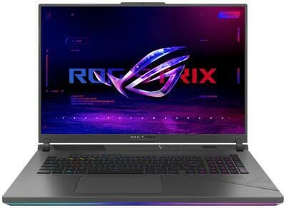 NOTEBOOK Asus 18 inch|QHD+ 2560 x 1600 WQXGA|Intel Raptor Lake i9|Mem 32 GB|SSD 1 TB|RTX 4060|Video 8 GB|1xHDMI|LAN|720P HD cam|Greutate 3.1 kg|Eclipse Gray "G814JVR-N6002" (