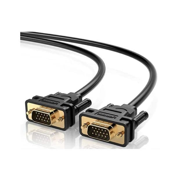 CABLU video Ugreen, #VG101" VGA (T) la VGA (T), 5m, ecranat, negru, #11632" - 6957303876327 — miniatură