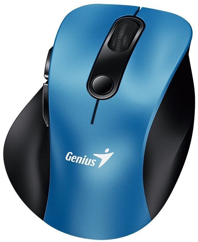 MOUSE Genius, Ergo "9000S", PC sau NB, wireless, BT5.0 + 2.4GHz, optic, 2400 dpi, butoane/scroll 6/1, albastru, "31030038401"