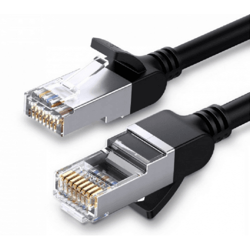 PATCH CORD UTP Ugreen Cat6, "NW101" fire din cupru, viteza maxima 1 Gbps, 5m, negru "50194" - 6957303851942