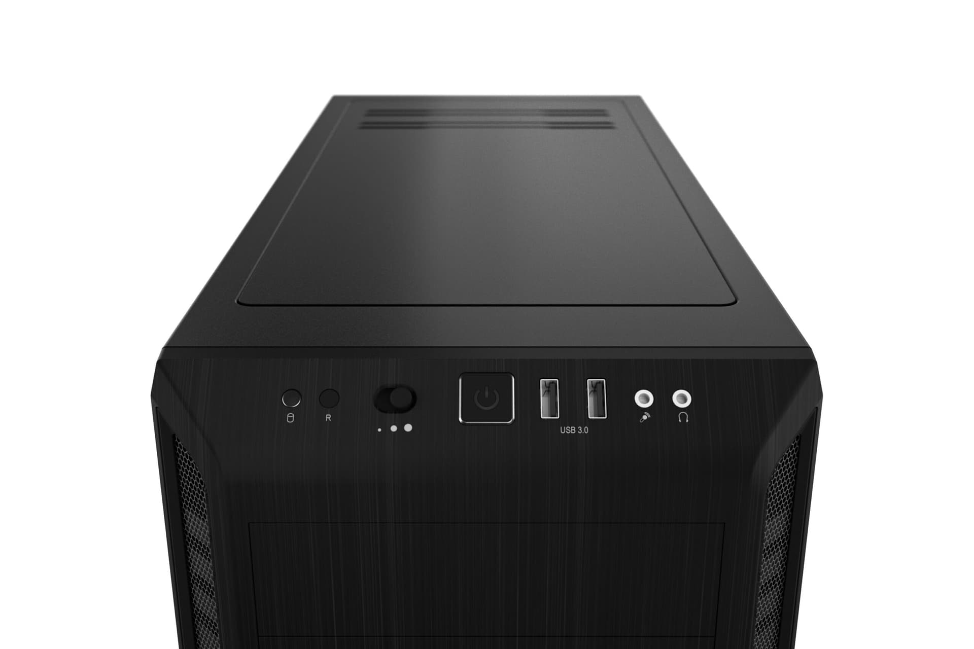 CARCASA be quiet! "PURE BASE 600", Middle Tower, ATX, fara sursa, 2xfan, USB 3.2 gen 1 x 2, audio+mic, PSU shroud, 7 sloturi expansiune, iluminare, negru, "BG021" — miniatură
