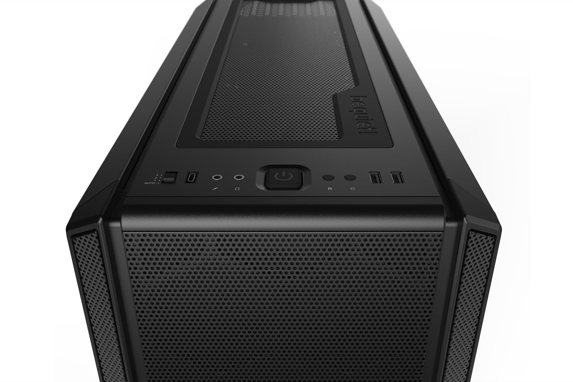 CARCASA be quiet! "SILENT BASE 802", Middle Tower,ATX, fara sursa,3xfan, USB 3.2 gen1x3, USB Type-Cx1, audiox2, PSU shroud, 7+2 sloturi expansiune, iluminare, negru, "BGW39" — miniatură