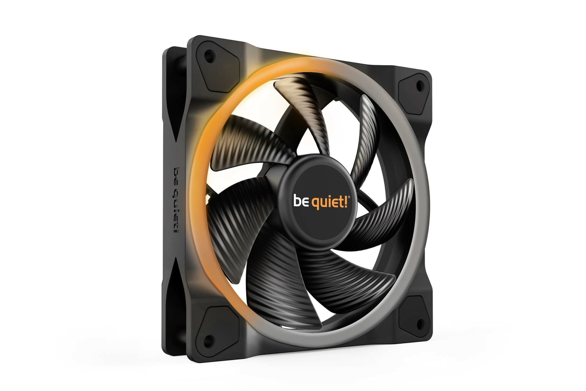 Ventilator be quiet! "LIGHT WINGS"120mm 1700 rpm, Rifle bearing, 4-pin PWM, ARGB LED, "BL072"