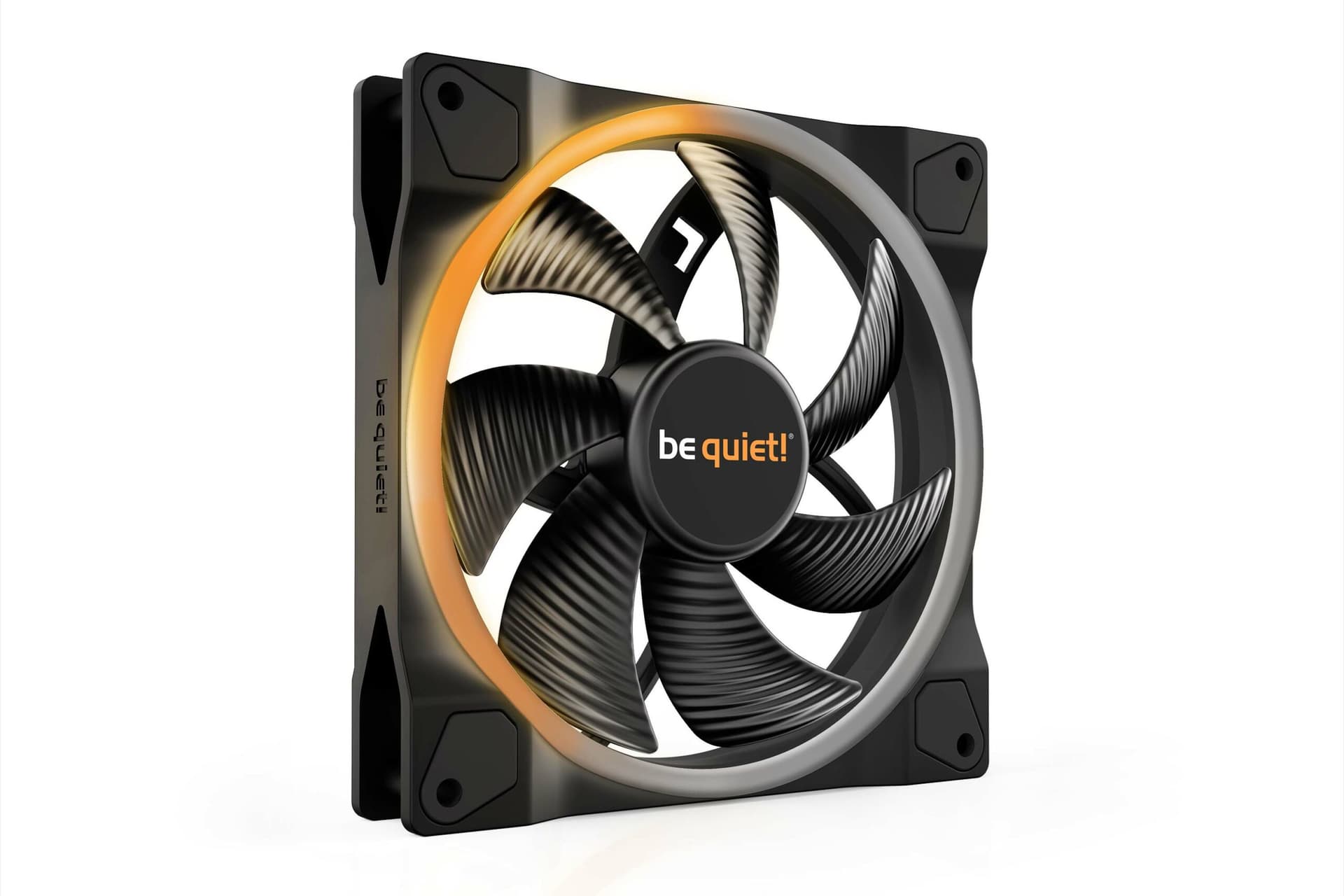 Ventilator be quiet! "LIGHT WINGS"140mm 1500 rpm, Rifle bearing, 4-pin PWM, ARGB LED, "BL074"