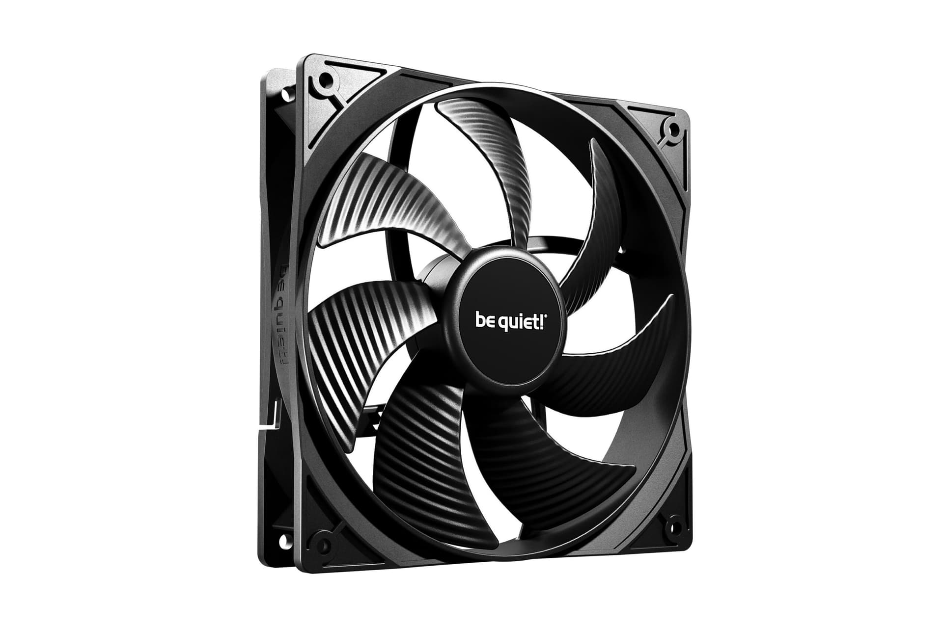 Ventilator be quiet! "PURE WINGS 3"140mm 1200 rpm, Rifle bearing, 4-pin PWM, "BL108" — miniatură
